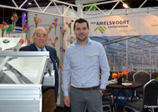 Kees Lindenberg en Sven Fitters (Van Amelsvoort Kassenbouw) keken uit naar de officiële opening van de nieuwbouw van het Proefstation voor de Groenteteelt in Sint-Katelijne-Waver.